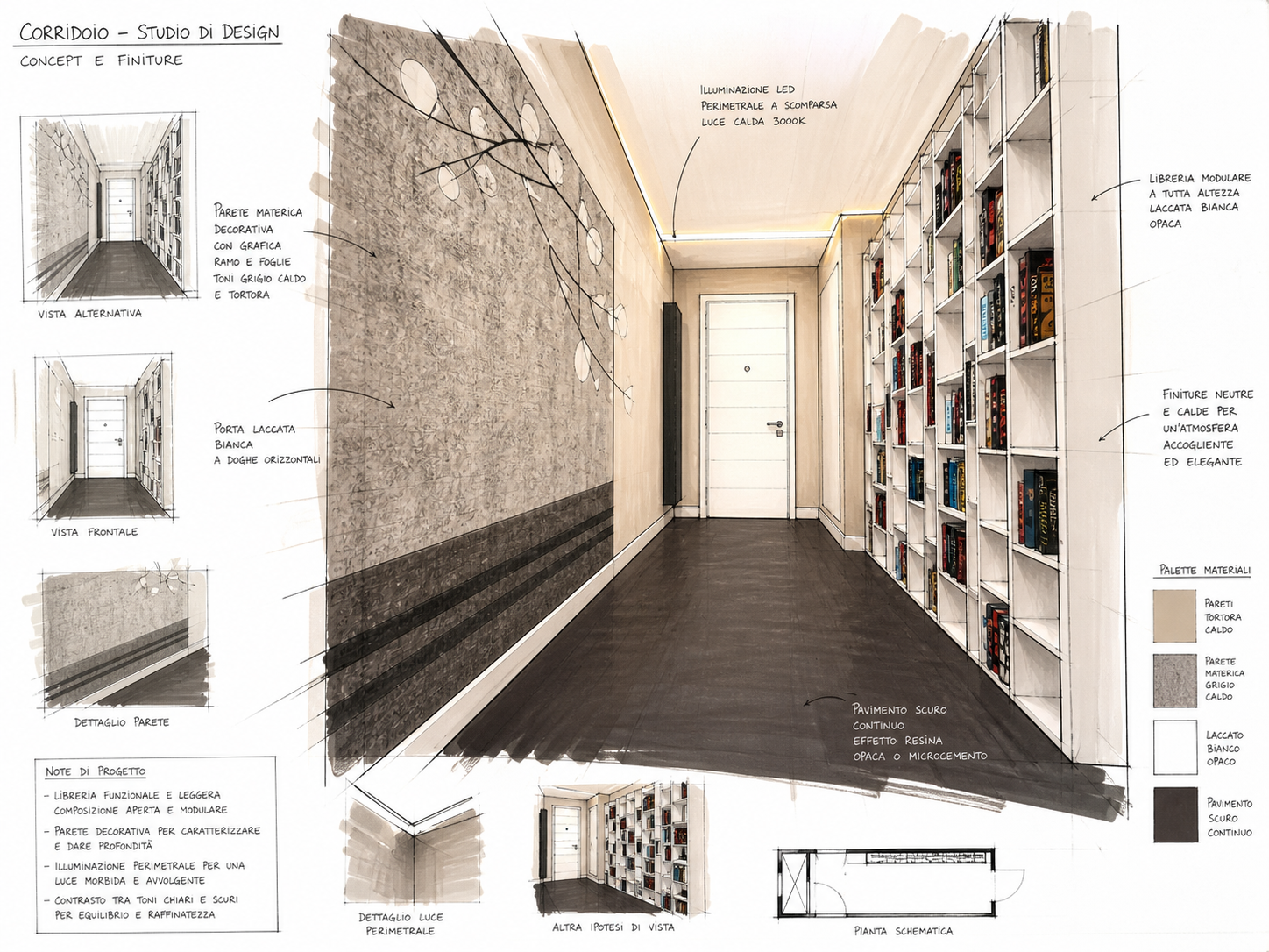 Layout apartment in Milan — tavola 8